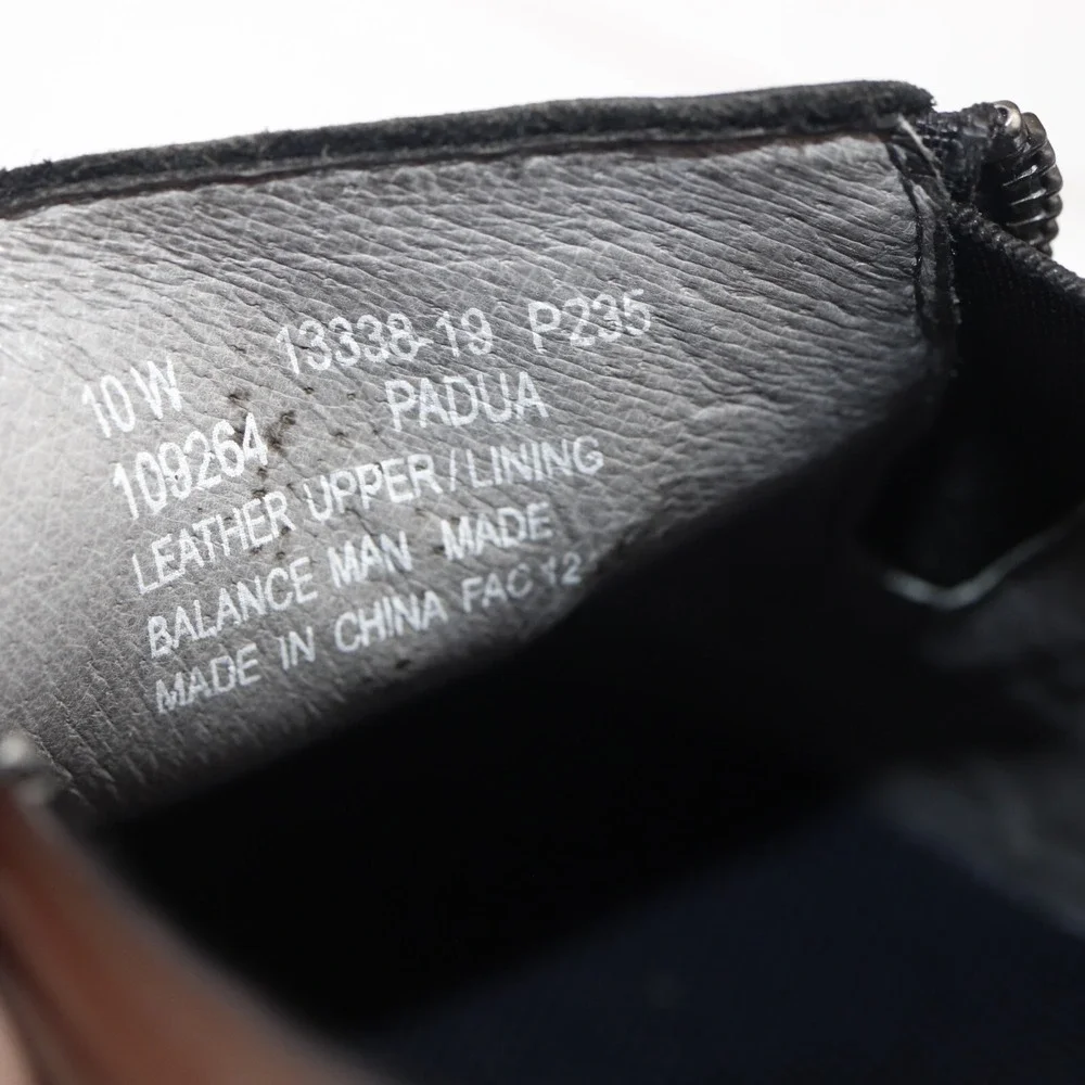 Drew Womens Padua Loafers Size 10 WIDE Black Patent Leather Comfort Shoes Wedge